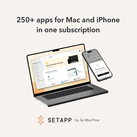 a picture featuring Setapp-an all in one productivity tool for Mac users and iPhone.
